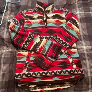 Aztec quarter zip